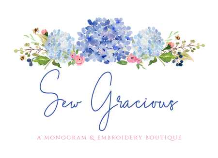 Sew Gracious Monograms