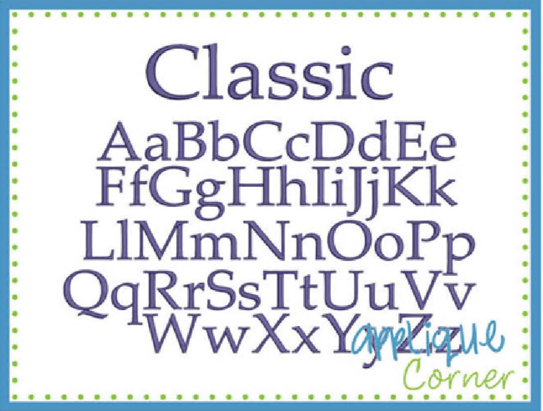 Single Initial Classic Font Monogram Tissue Box Cover
